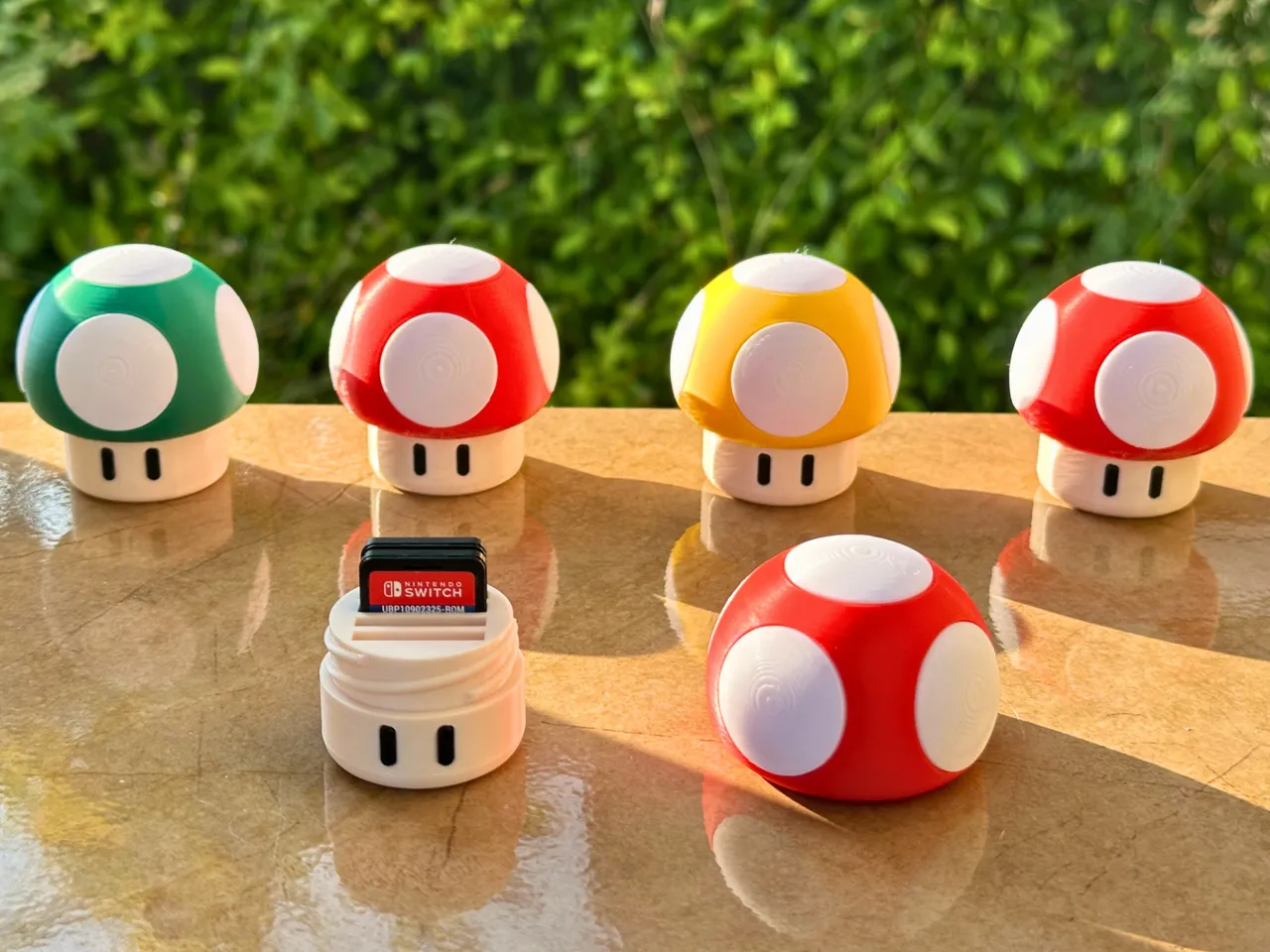 Nintendo Switch Game Case (Mario Mushroom Edition) view 2
