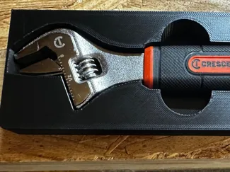Gridfinity Small Crescent Wrench Holder