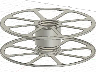 Cardboard Spool Adapter For Damaged Rolls