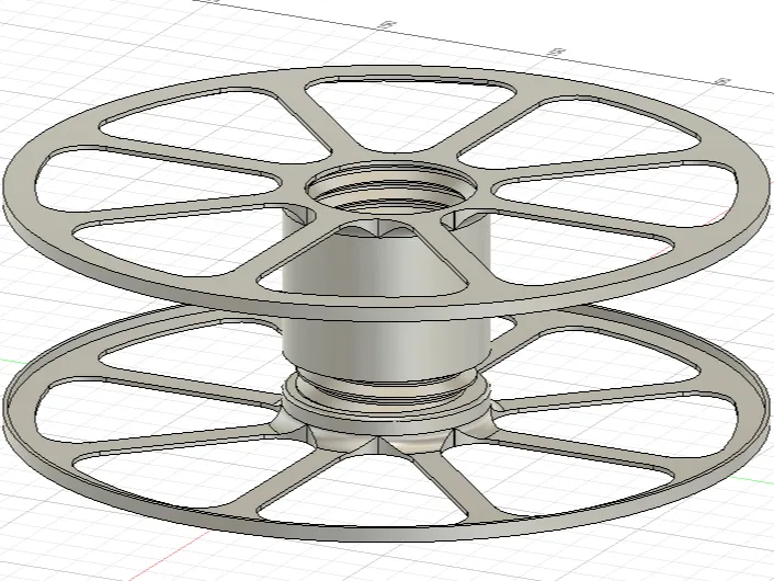 Cardboard Spool Adapter For Damaged Rolls