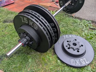 Brake Disc to Weight Lifting Adapter (28.5mm Bar)
