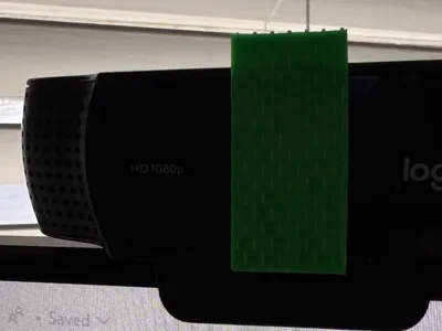 Logi webcam sliding cover - with textured face