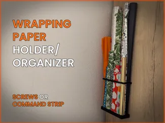 Wrapping Paper Organizer - fits 10 rolls