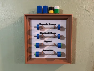 Gym Weight Personal Record Display
