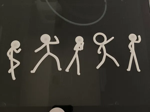 Magnets de frigo bonhomme allumette (Alan Becker)