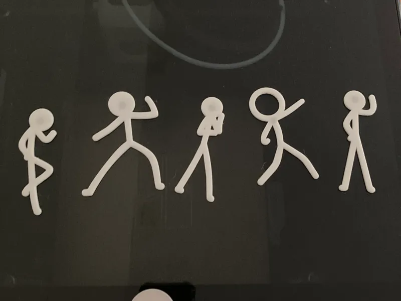 Alan Becker Stick Figure Fridge Magnets