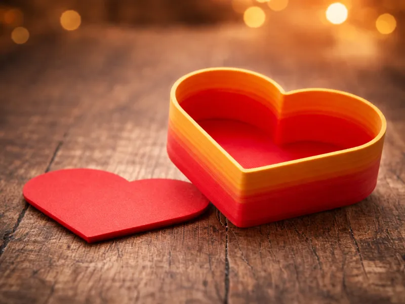 Heart gift box
