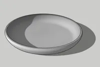 Bol plat simple et lisse — photo 1