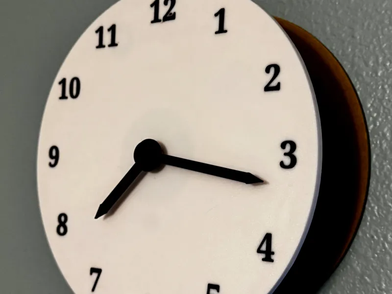 Clock Face for Polymaker Cardboard Spools