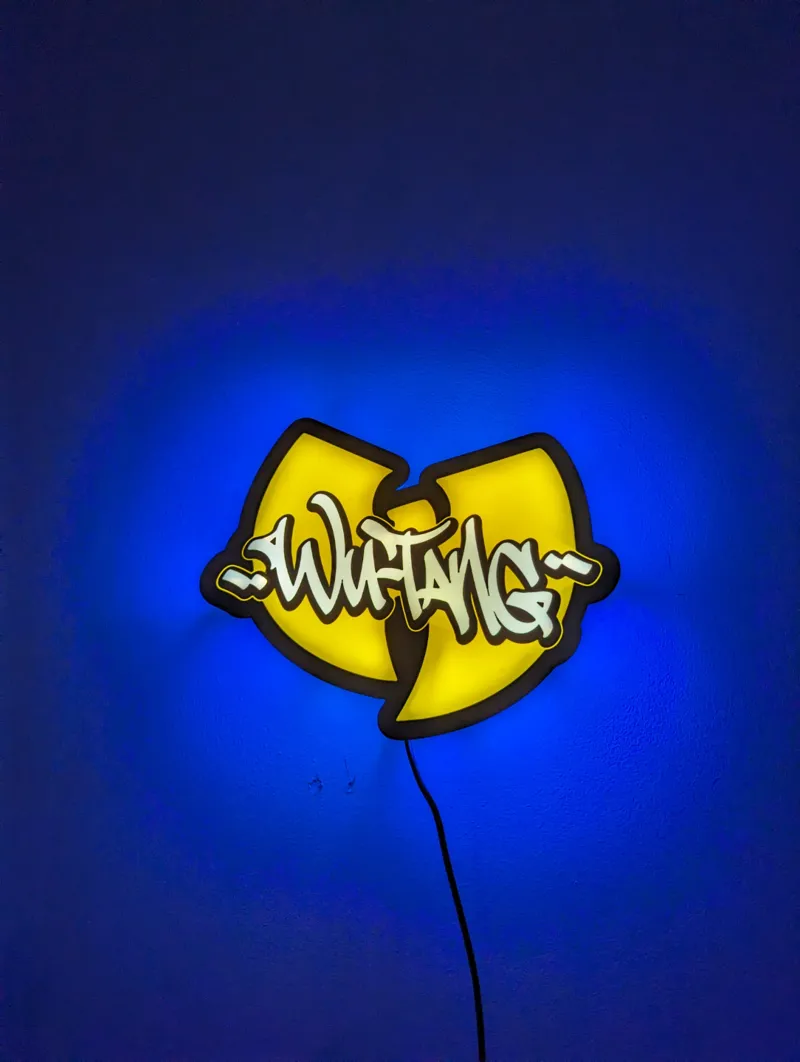 Wu Tang wall mounted light box