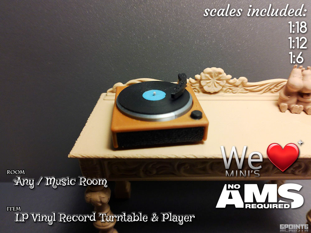 WLM - LP Vinyl Record Turntable & Player