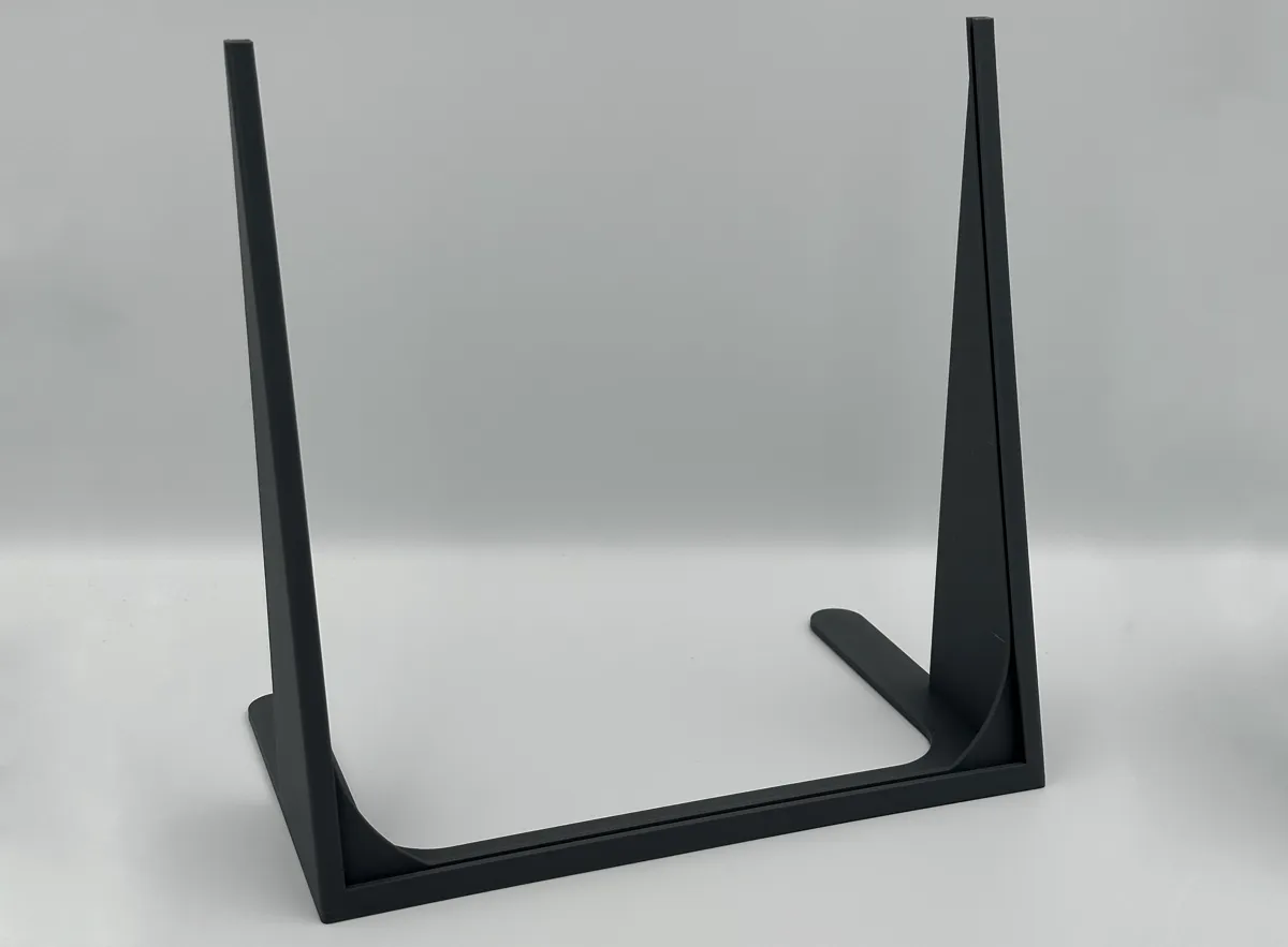 Support vertical pour affiche A4 plastifiée