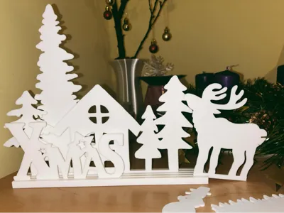 Christmas stand decor (Customizable)