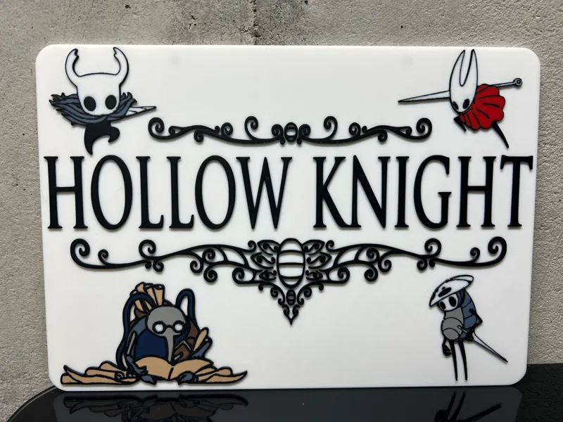 Hollow Knight & Friends Sign