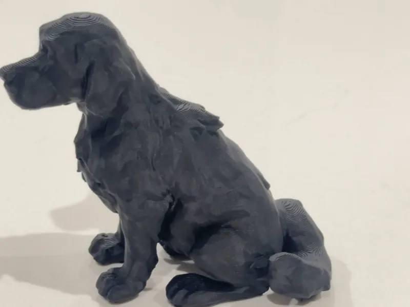 Golden Retriever Dog Paperweight Model