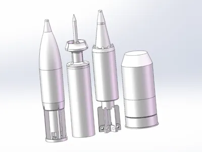 1/10 125mm Separate Loading Projectile