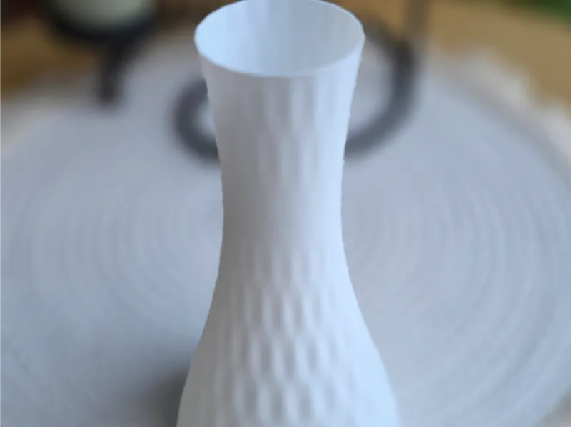 Moderne Vase Hexagon Stil