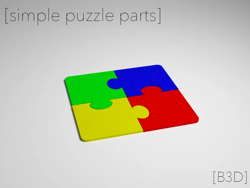 [simple puzzle parts]