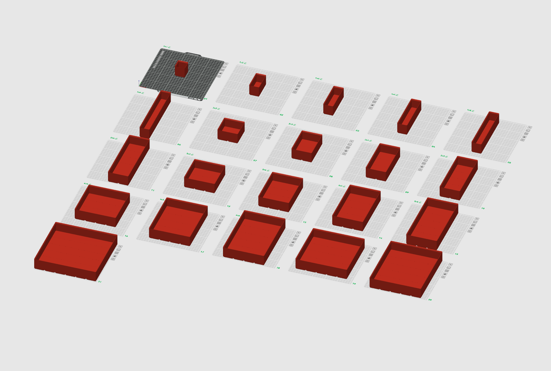 Miniatura 5 do modelo 3D Gridfinity bin library