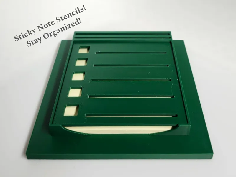 Sticky Note Stencils (Post It Compatible)