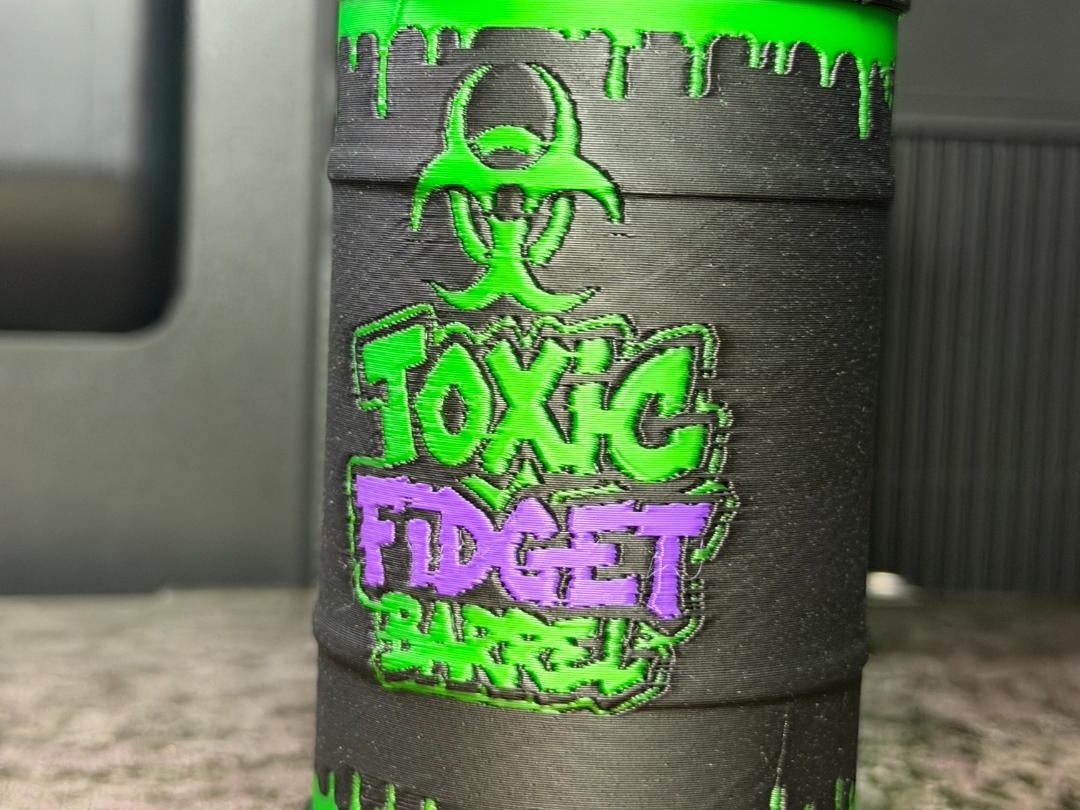 Toxic Fidget Barrell Toy - By Piodeer - 1