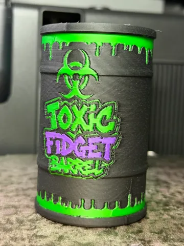 Objeto manipulable: Toxic Fidget Barrell Toy - By Piodeer — vista de referencia 2