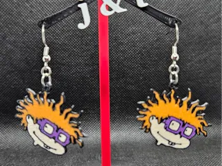 Chucky from rugrats earrings