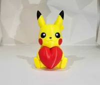 Pikachu Saint-Valentin (sans support) — photo 1