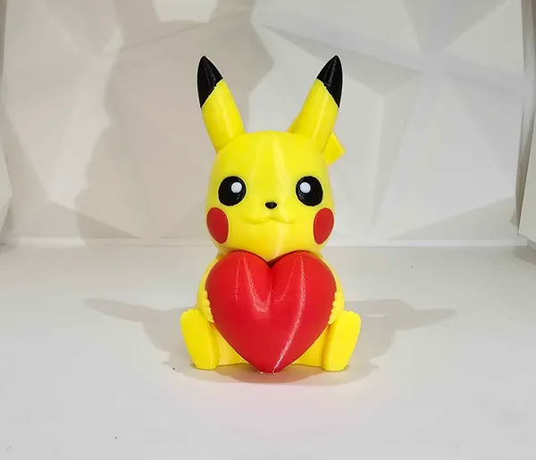 Pikachu Saint-Valentin (sans support)