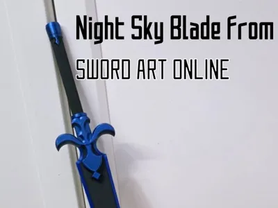Night Sky Blade Sword Art Online (SAO)