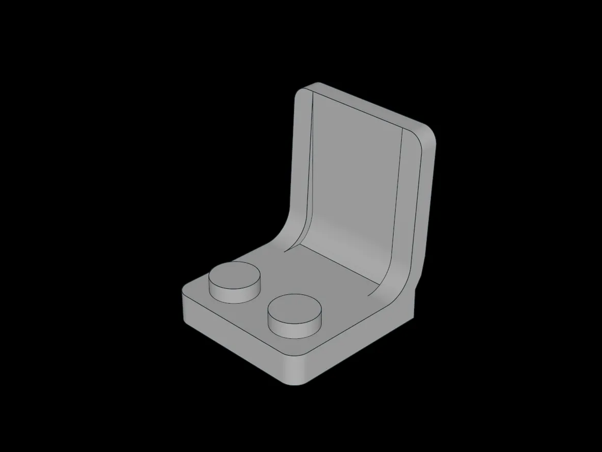 Brick Compatible Minifig Seat 2 x 2