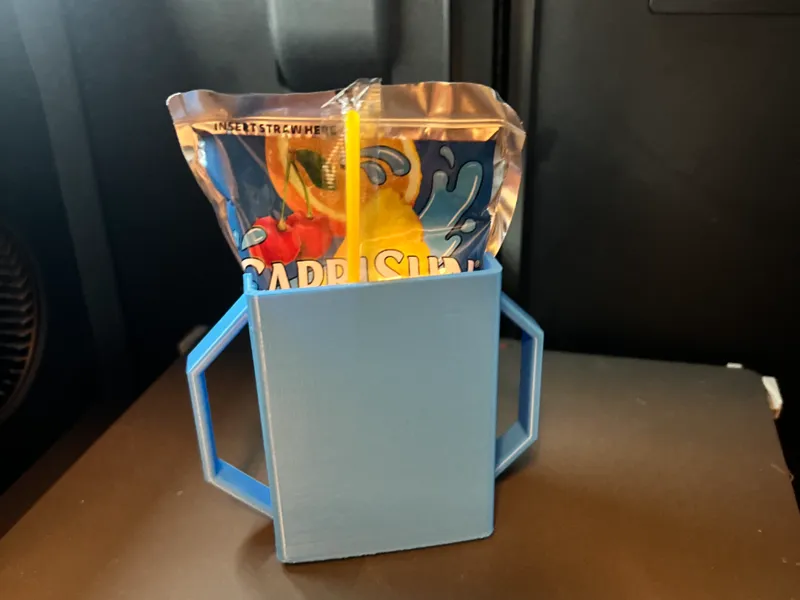 Toddler Juice Box & Capri Sun Holder - No Squeeze