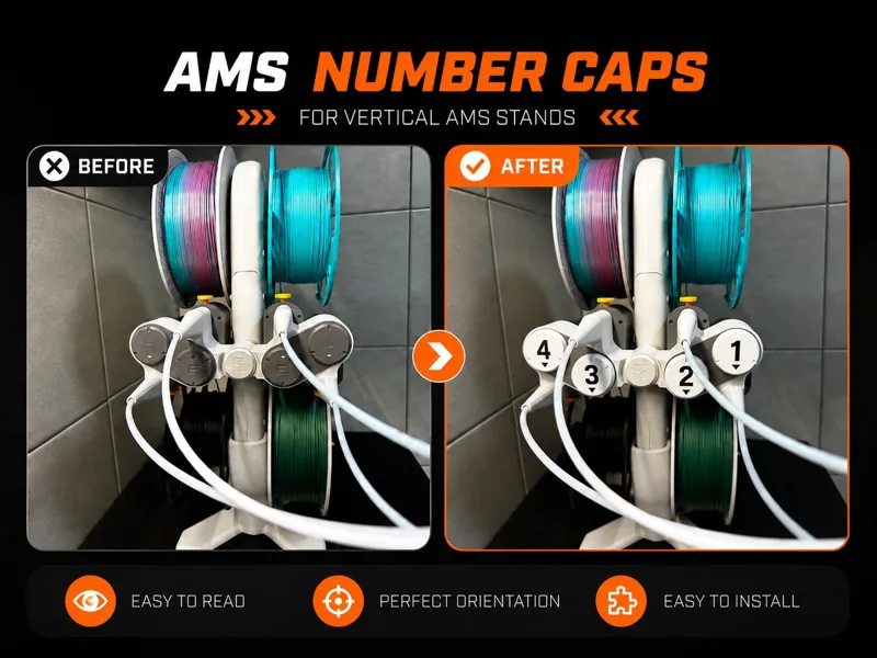 AMS Lite Number Caps
