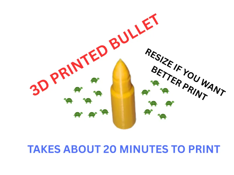 3D Printed Bullet