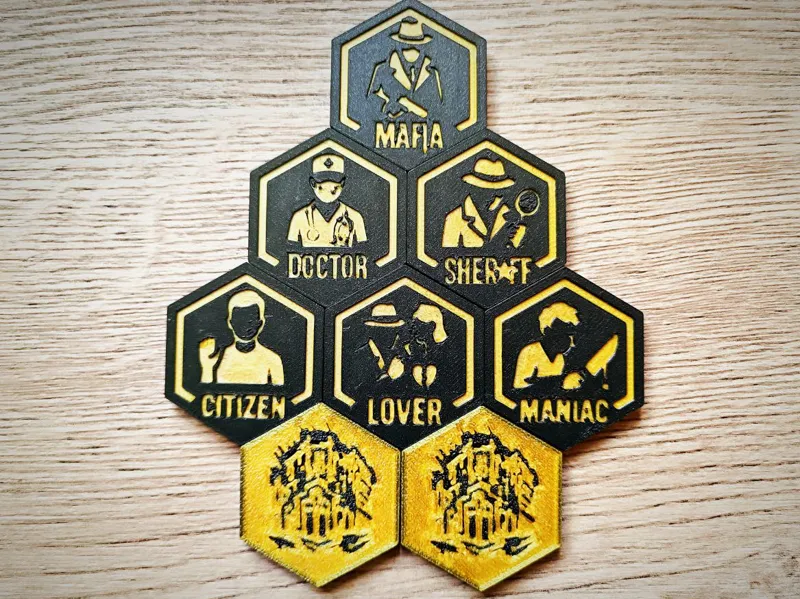 Mafia character chips