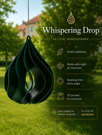 Whispering Drop – Folia (Ø 60 mm) - 0.2 layer, 2 wall, 25%