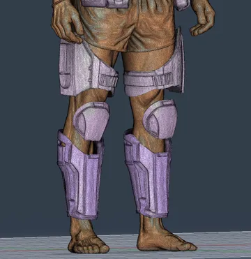 Accesorio para filamento: COSPLAY FULL SCALE WEARABLE Helldivers2 B-01 Armor — vista de referencia 5