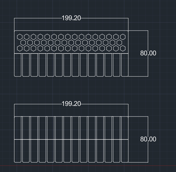 Miniatura 4 do modelo 3D 抽屉分隔板（可裁剪）