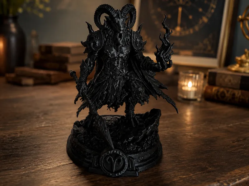 Aries Zodiac Warrior – Fantasy Collectible Figure