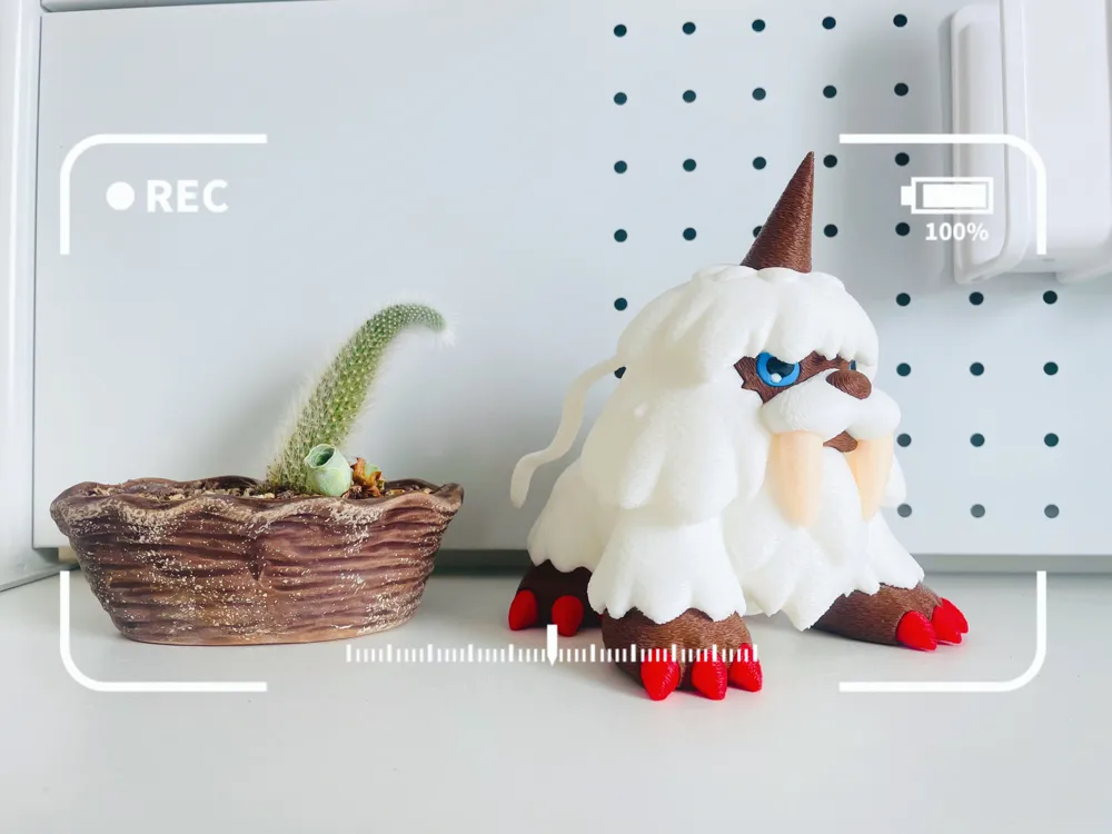 数码宝贝Q版—海狮兽(分色组装)Ikkakumon Digimon 来自 手残的Leo MakerWorld:免费下载 3D 模型