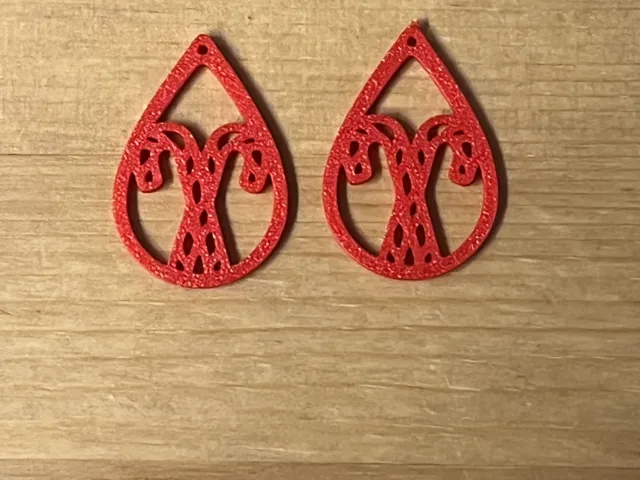 candy cane earrings