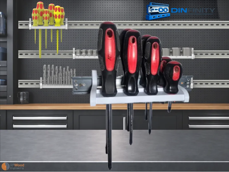 Parkside Screwdriver Holder (DIN Rail)