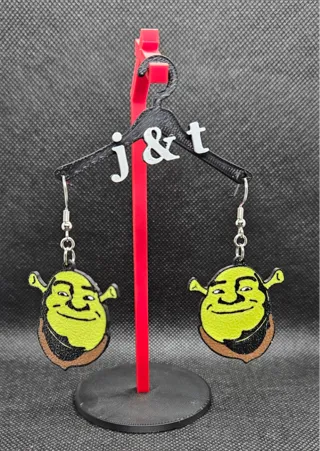 Shrek earrings