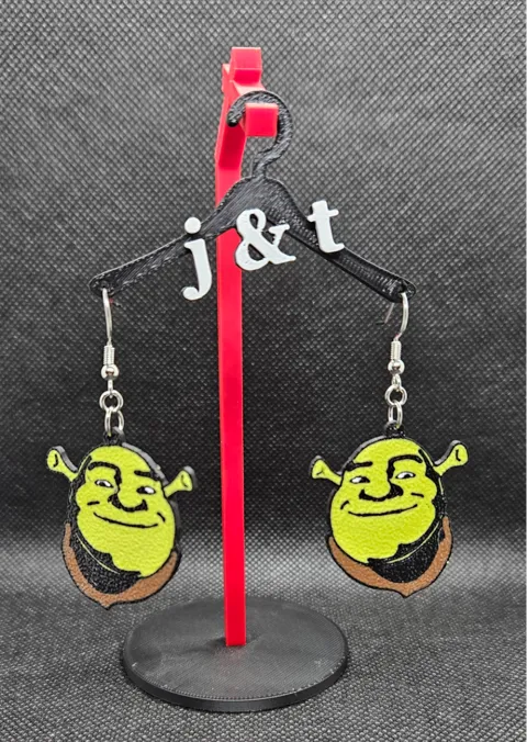 Shrek earrings