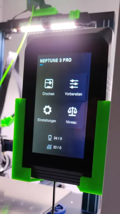 Elegoo Neptune 3 Pro, 4 & 4 Pro Display Mount