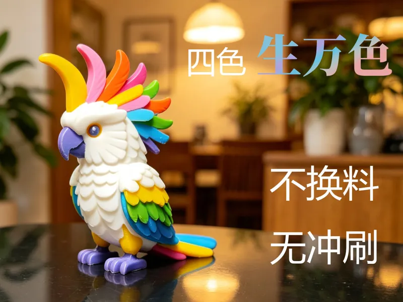【木公造物】CMYK 小白鸟 鹦鹉 凤头鹦鹉 葵花鹦鹉 彩冠鹦鹉 吸蜜鹦鹉 混色 叠色 多色