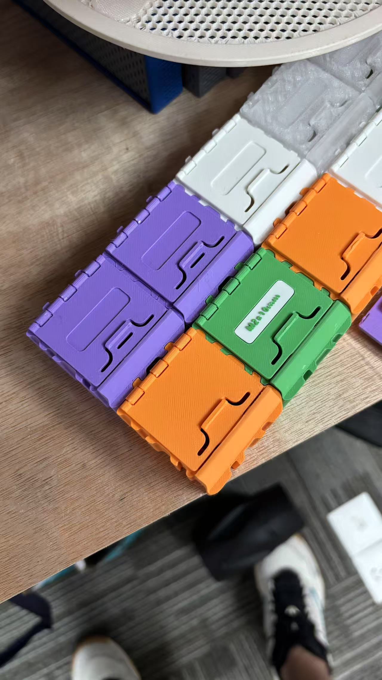 Miniatura 2 do modelo 3D 任意组合配件盒子-跌落不会散落混乱
