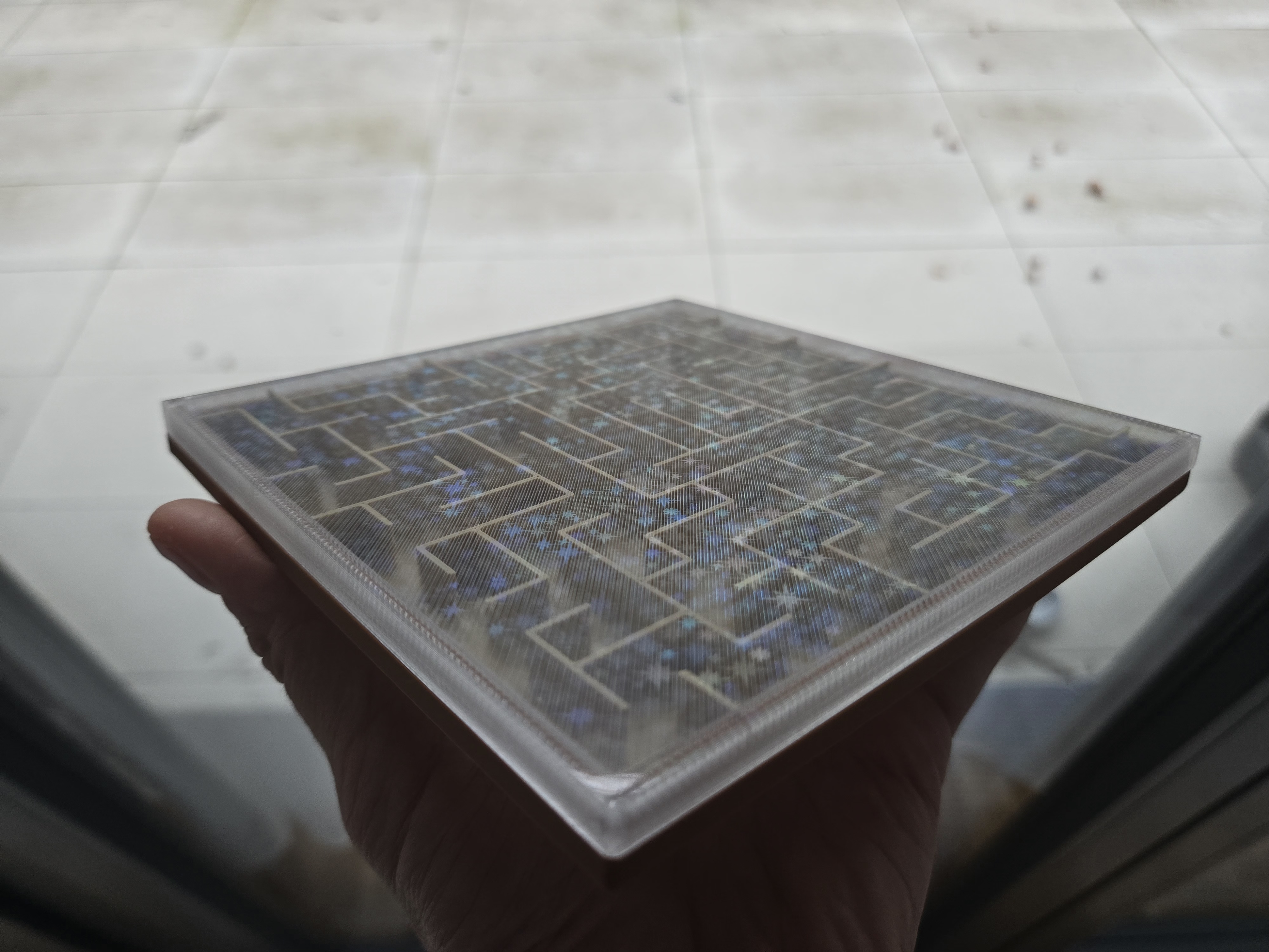 Miniatura 2 do modelo 3D Transparent Maze (two sizes)
