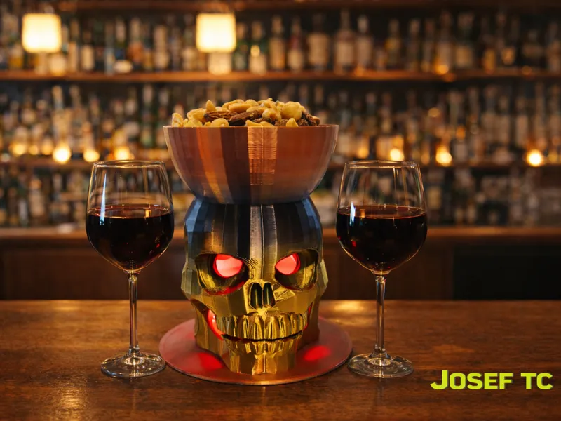 Skull nut bowl