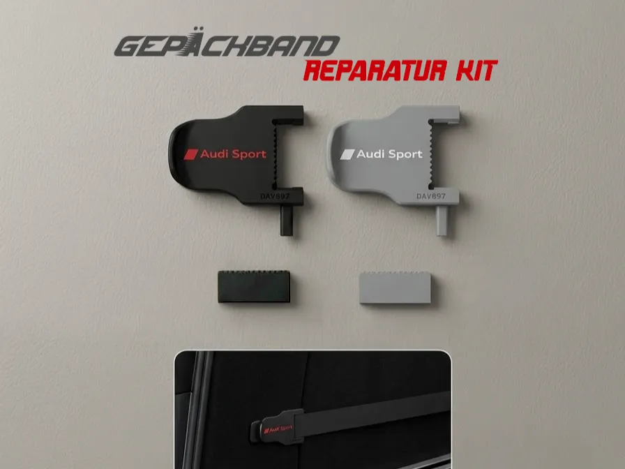 Clip o pieza de sujeción: Audi A6 C7 Gepäckband-Clip / Reparatur-Ersatz. Referencia del modelo original.